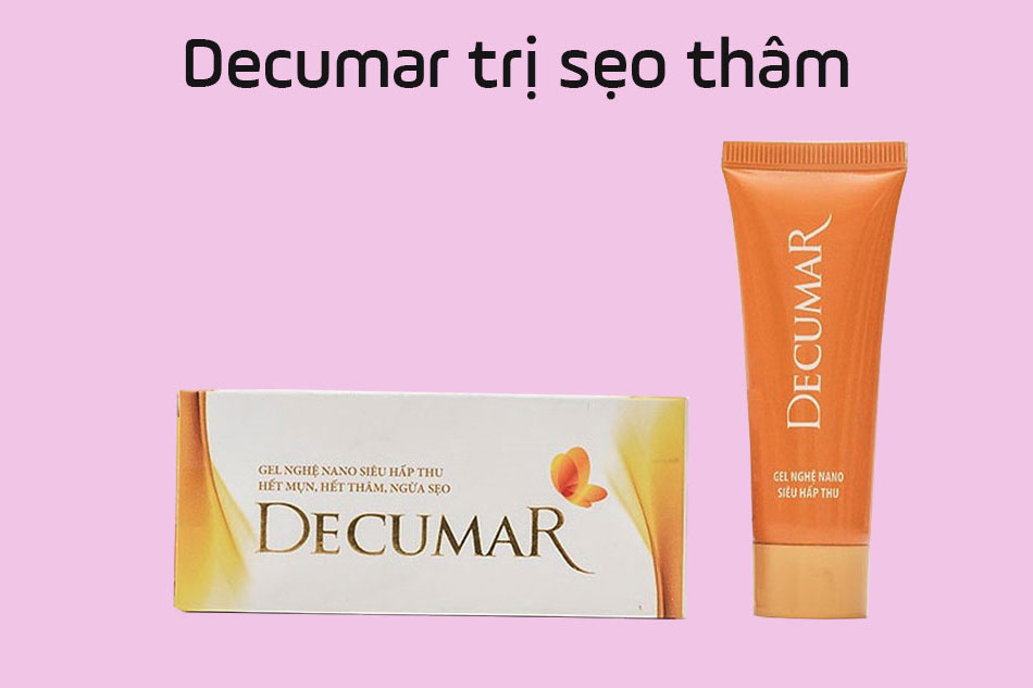 Sử dụng thuốc Decumar trị sẹo thâm