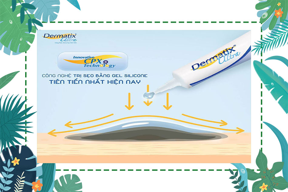 Cách sử dụng kem sẹo Dermatix Ultra