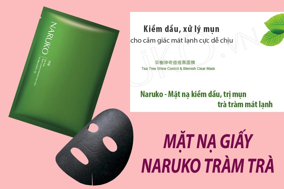 Mặt nạ giấy Naruko tràm trà