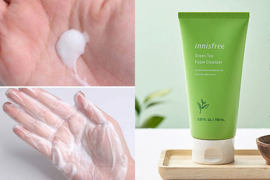 Review sữa rửa mặt Innisfree Green Tea Foam Cleanser từ người dùng