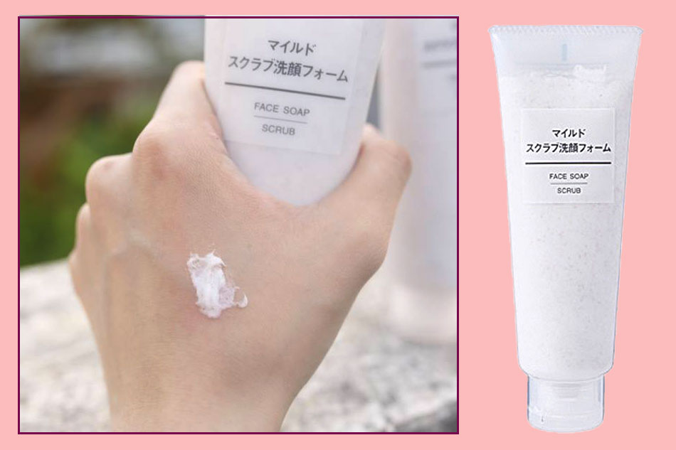 Sữa rửa mặt Muji Face Soap Scrub có hạt tẩy tế bào chết