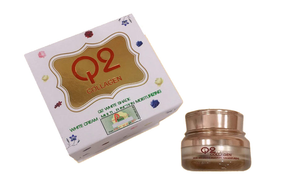 Kem dưỡng da Q2 Collagen hũ màu vàng