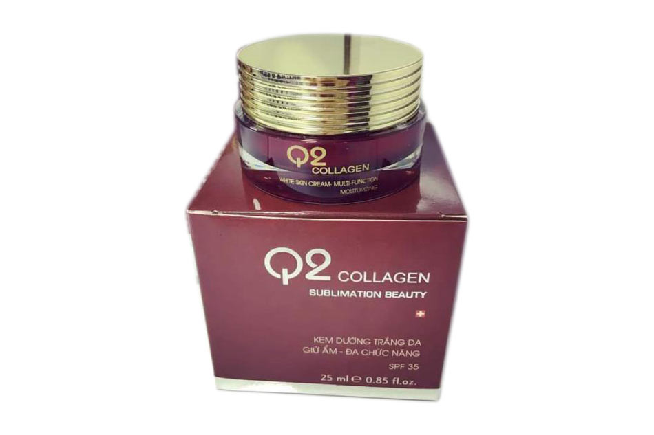 Kem dưỡng da Q2 Collagen hũ màu đỏ