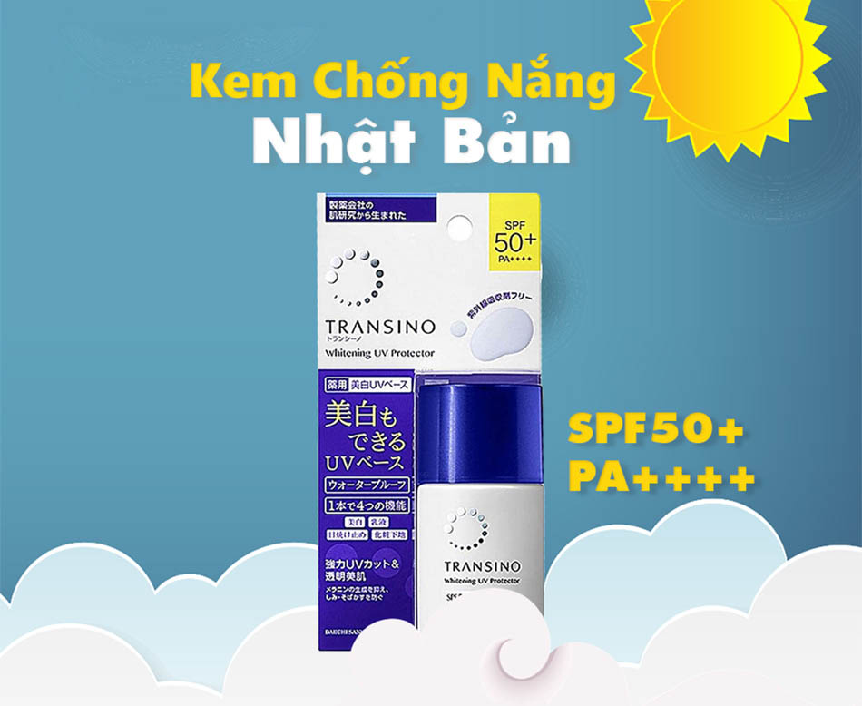 Kem chống nắng Transino Whitening UV Protector 30ml